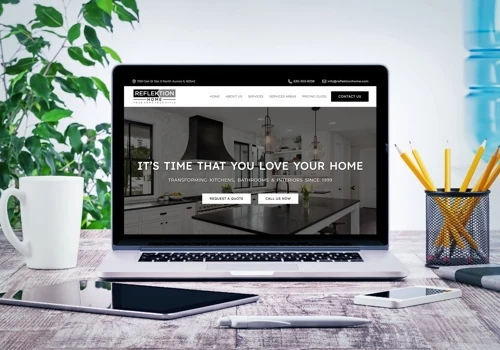 Reflektion Home - New Website Design