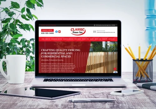 Website Redesign for Classic Fence Inc.