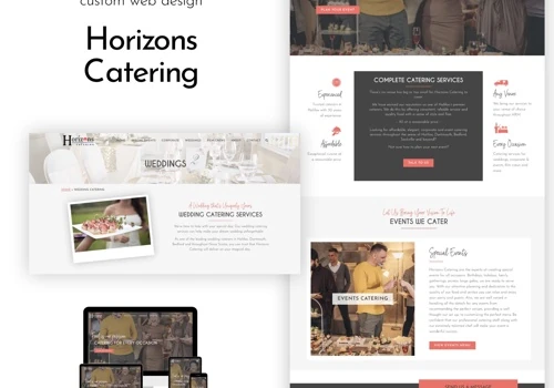 Custom Web Design - Horizons Catering