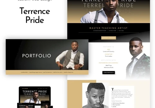 Custom Web Design - Terrence Pride