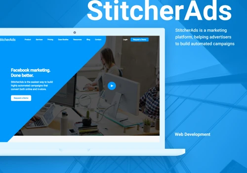 StitcherAds - Web design and development