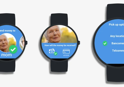 money transfers from your smartwatch