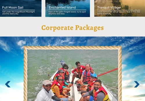 Website Design for Clube Nautilus de Goa