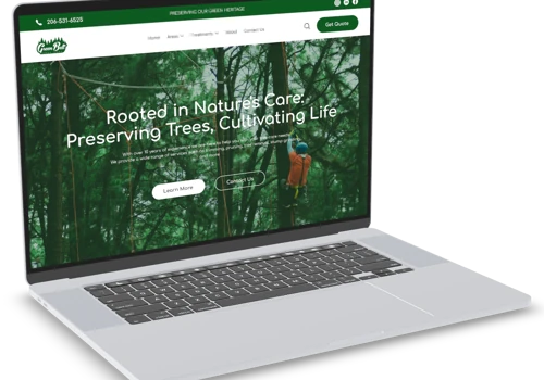 Green Belt Tree Care Website Design