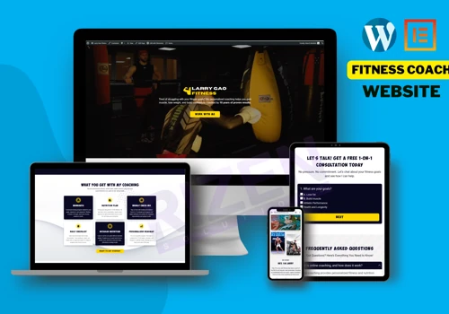 Fitness Website Design