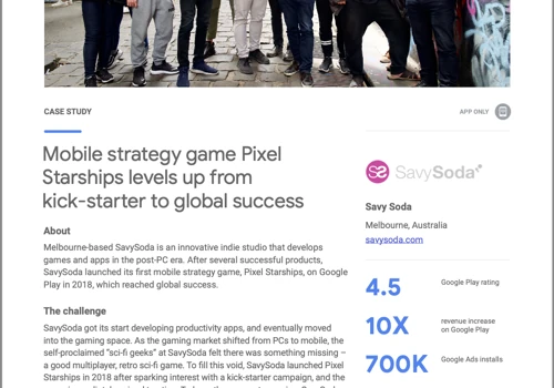 Google Ads / GML (B2B Case Study Development)