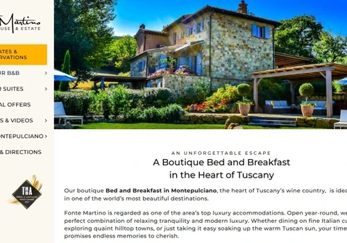 Luxury Bed & Breakfast Website Design