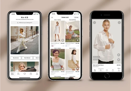 NA-KD e-commerce iOS&Android mobile application