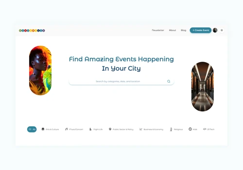 Gidiopolis EventSearch Web App Design & Developmen