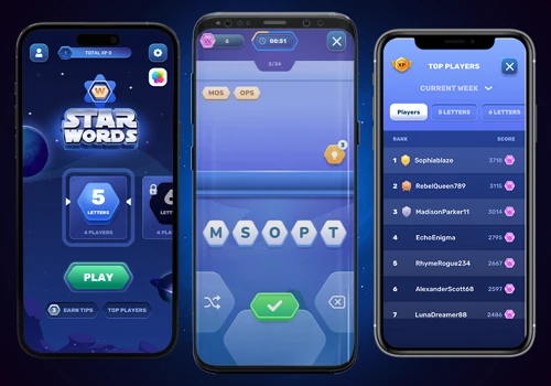 Star Words Multiplayer Word Game