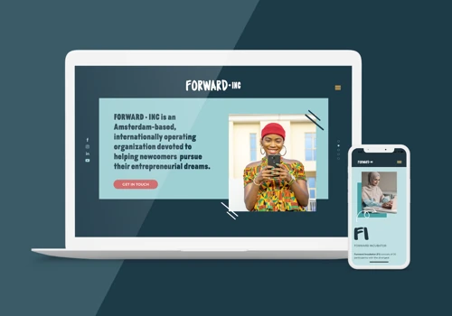 Website redesign + new visual identity + content