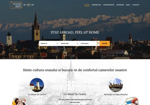 Website for Yellowboot.ro