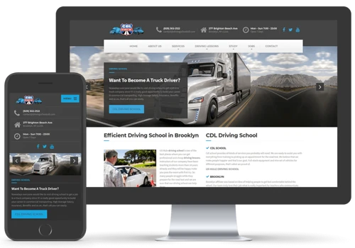 Driving School Website