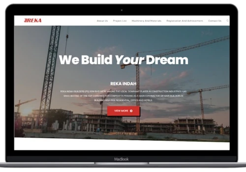 Construction Company Web Design