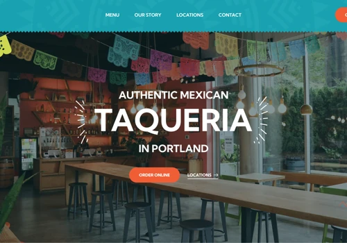 Mexican Food Restaurant Redesign