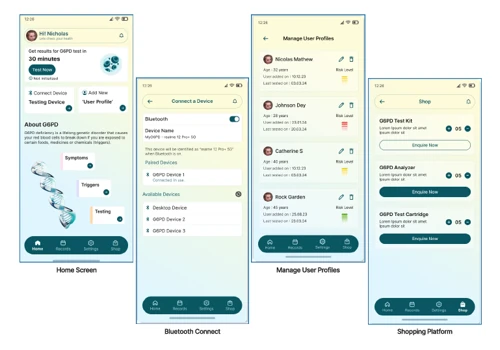 Mobile App for a Diagnostics Device