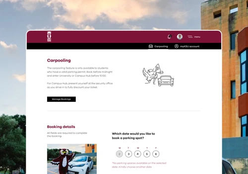 Digital platform for University students