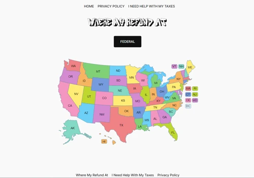 Where My Refund At: Tax Refund Tracking Website
