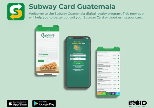Subway Card Guatemala
