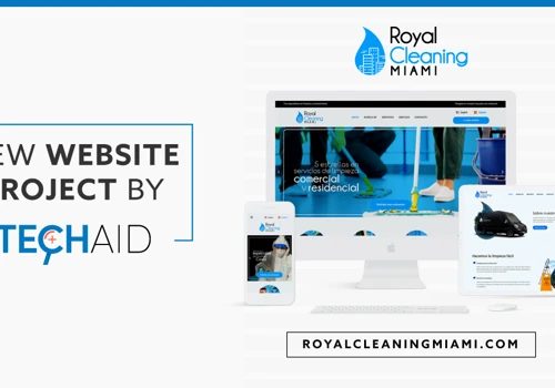 Website Development Royal Cleaning Miami
