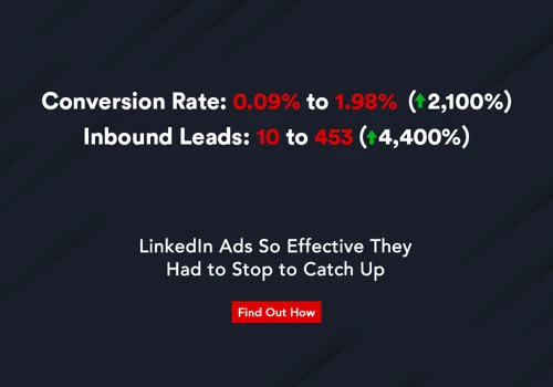 B2B LinkedIn Ads So Effective They Had To Stop