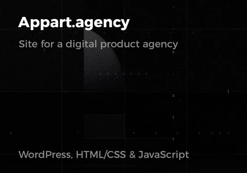 Site for a digital agency