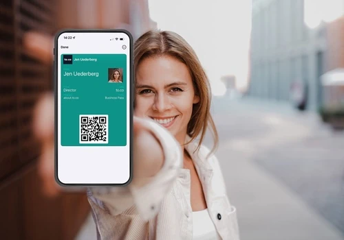 Create a digital business card in your phone walle