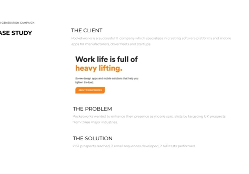 Appointment Setting Case Study