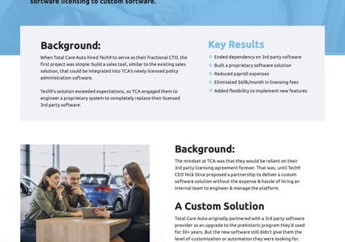 Enterprise Sales Tool