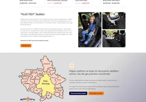 Buba U Autu - WooCommerce Website Development