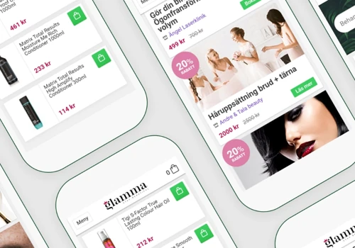 Glamma - online marketplace for beauty products & services