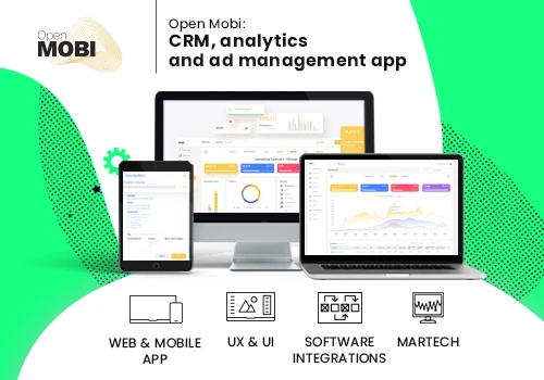 Open Mobi: CRM, analytics and ad management