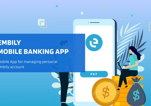 Embily Mobile Banking App. Mobile App for managing personal Embily account.