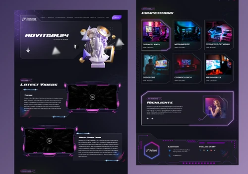 Captivating Website For a Tech Fest at IIT Ropar
