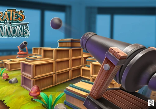 Crates and Cannons 3D AR Mobile Game