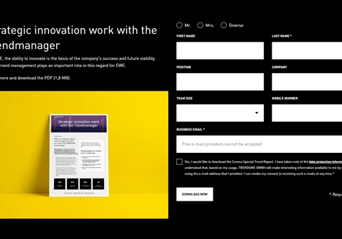 Cross-Platform Mobile App Development for TRENDONE