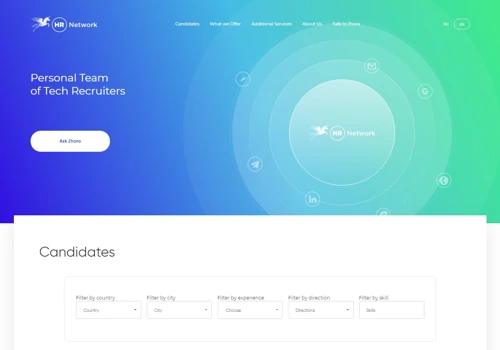 Design and Development Website for Recruitment Company.