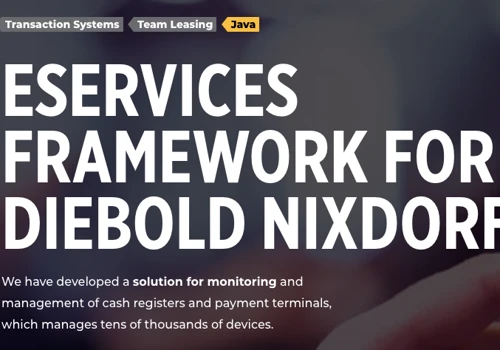 ESERVICES FRAMEWORK FOR DIEBOLD NIXDORF