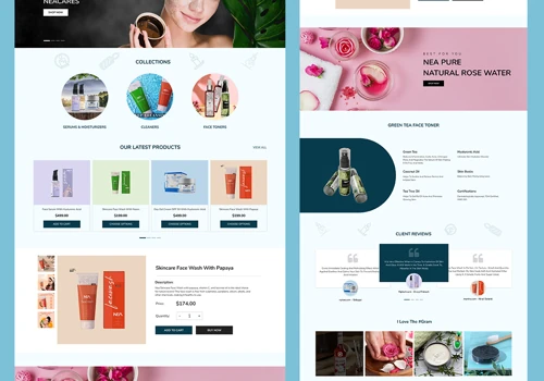 NEA Skincare Website Development