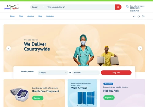 Medical Equipment Website