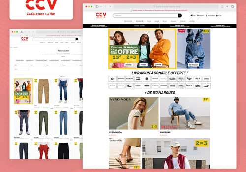 Prestashop E-Commerce Website for CCV Mode