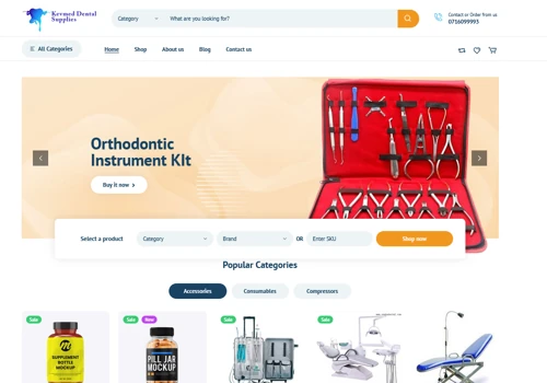 KevMed Dental Supplies Website and SEO