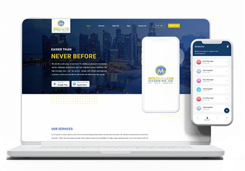 Mobile Application for GOLDMILLION XCHANGE