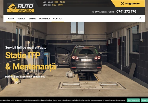 AutoMingiuc - Car Service Web Platform