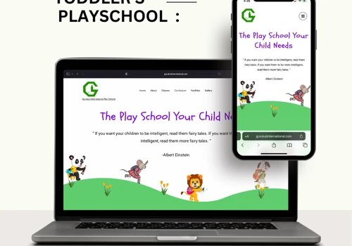 Web Design for a Play School