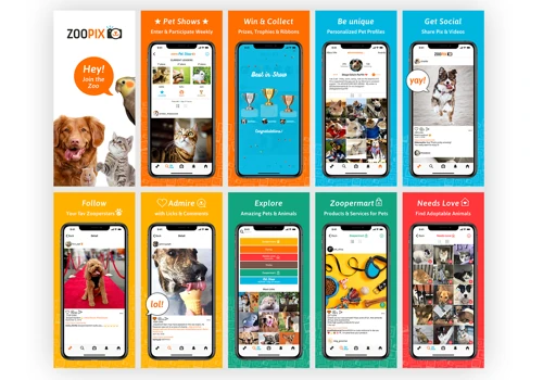 Zoopix mobile apps and back end systems
