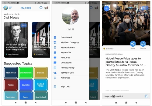 News Aggregate Mobile App Development Android, iOS