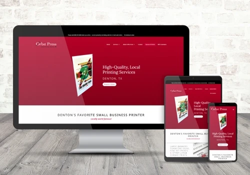 Local Print Shop Website