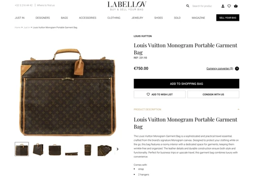 Labellov: B2C webshop for high-end fashion lovers