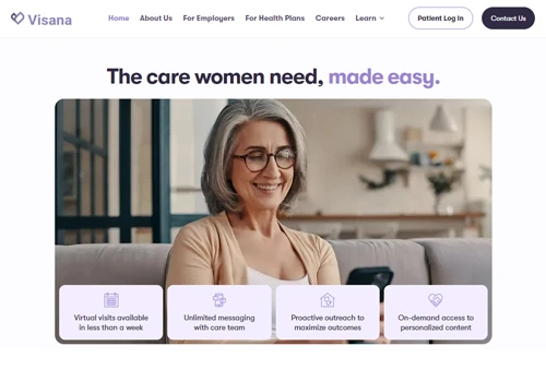 Visana's New Branding and Website